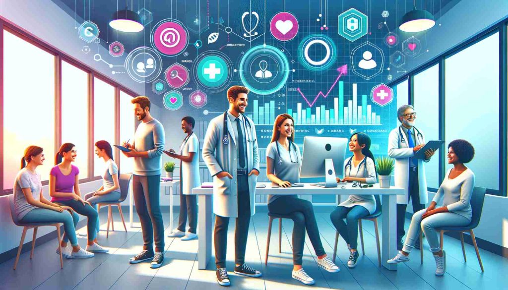 Uma imagem ilustrativa de Atraindo Pacientes com Marketing Digital