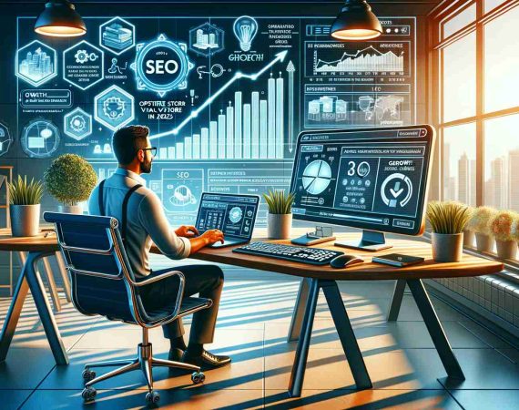 Uma imagem ilustrativa de Otimize sua Loja Virtual para SEO em 2025