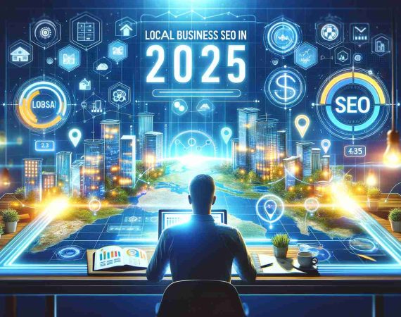 Uma imagem ilustrativa de SEO para Negócios Locais em 2025