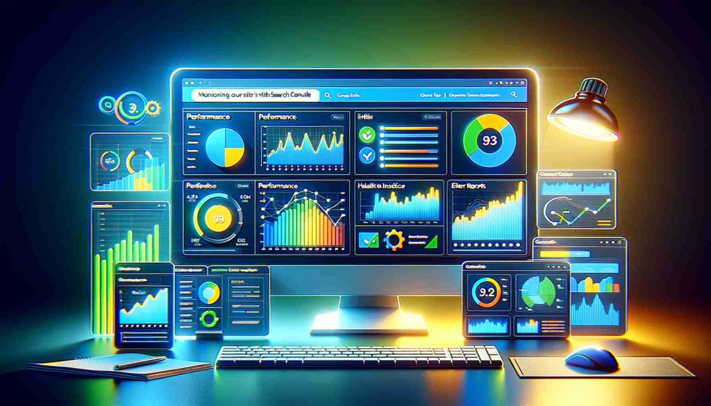 Uma imagem ilustrativa de Monitorando a Saúde do Seu Site com Google Search Console