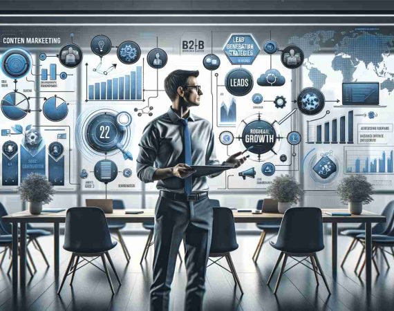 Uma imagem ilustrativa de Marketing de Conteúdo para Geração de Leads B2B