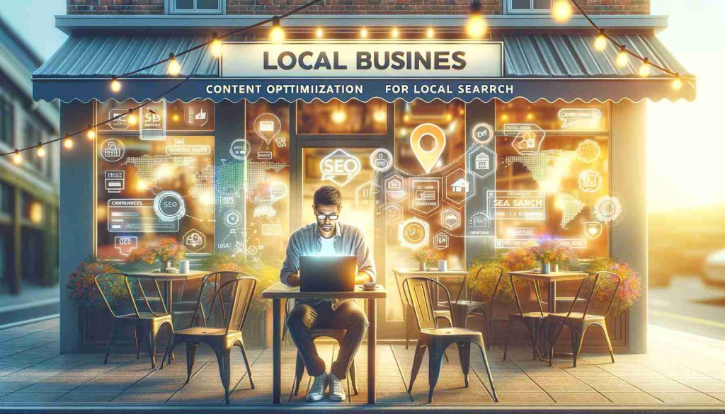 Uma imagem ilustrativa de Otimização de Conteúdo para Pesquisa Local